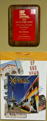 1st Place Ad Wheel Marketing Award  Brochure  and Spotlight Award Electronic Media - 2010